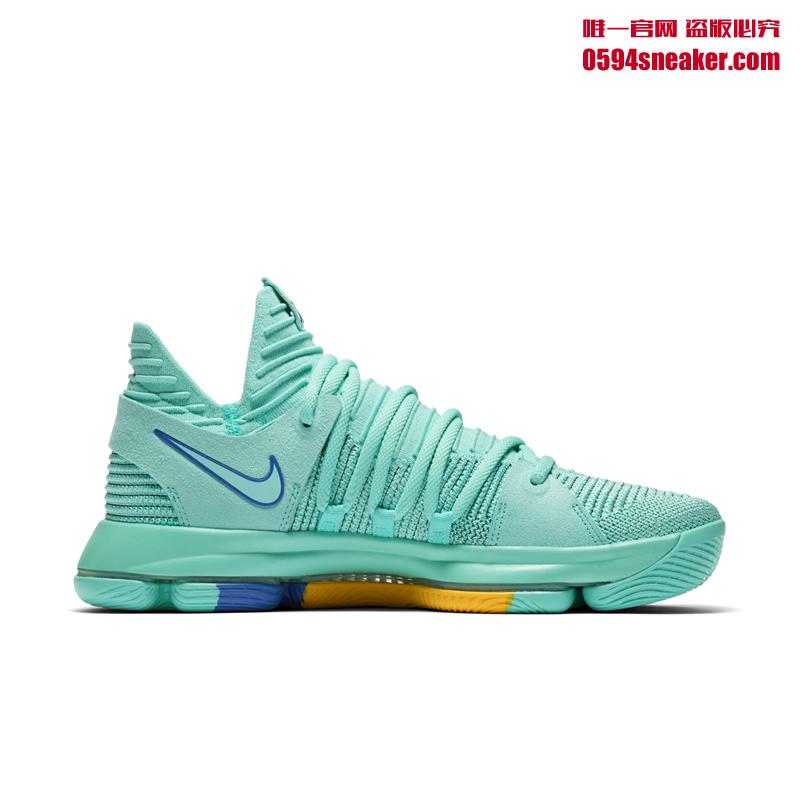 Nike,KD 10  清爽薄荷绿！Nike KD 10 全新城市配色官图曝光