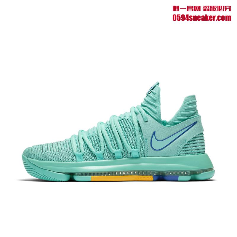 Nike,KD 10  清爽薄荷绿！Nike KD 10 全新城市配色官图曝光