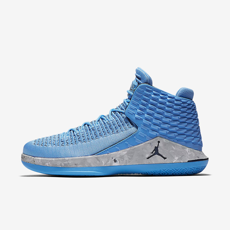 AA1253-406,AJ32,Air Jordan 32 AA1253-406 纯正北卡血统！六冠配色 Air Jordan 32 “UNC” 即将发售