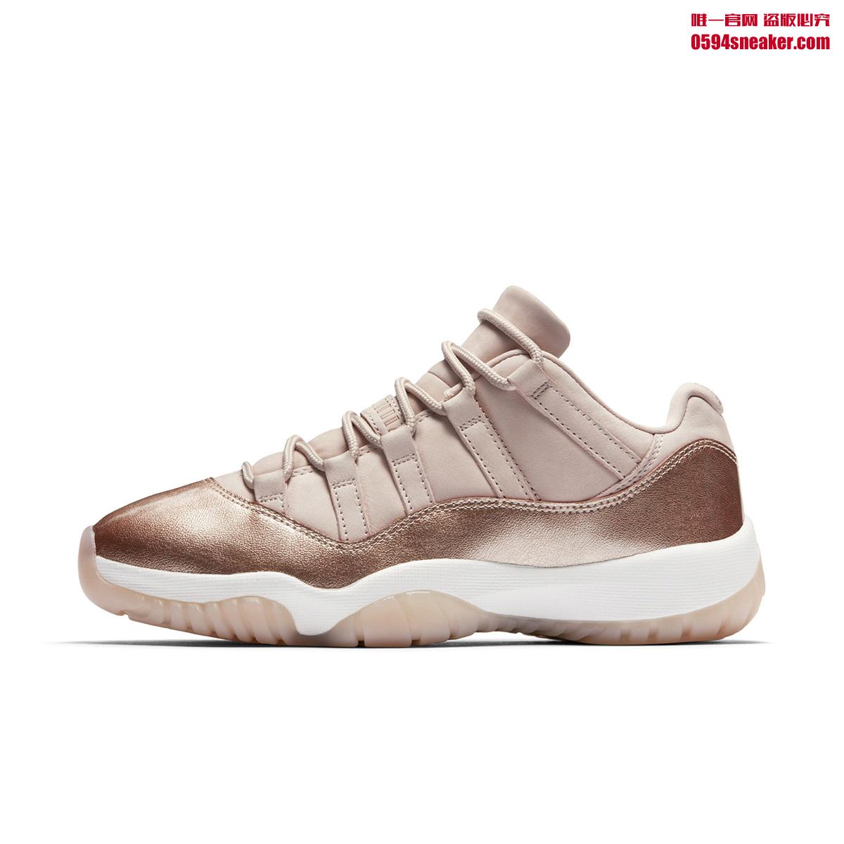 AH7860-105,AJ11,Air Jordan 11 AH7860-105 AJ11 华丽降临倒计时！玫瑰金 Air Jordan 11 Low 发售日期确定！