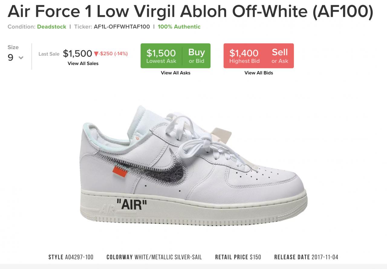 OFF-WHITE,Nike,Air Force 1 Low  会场独占 OFF-WHITE x Air Force 1 或将迎来大范围市售