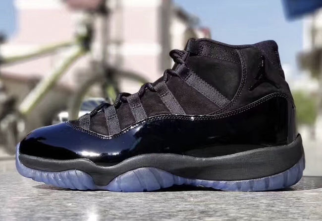 Air Jordan 11,AJ11,Prom Night,  传闻货量不大？！黑麂皮 Air Jordan 11 更多实物细节曝光