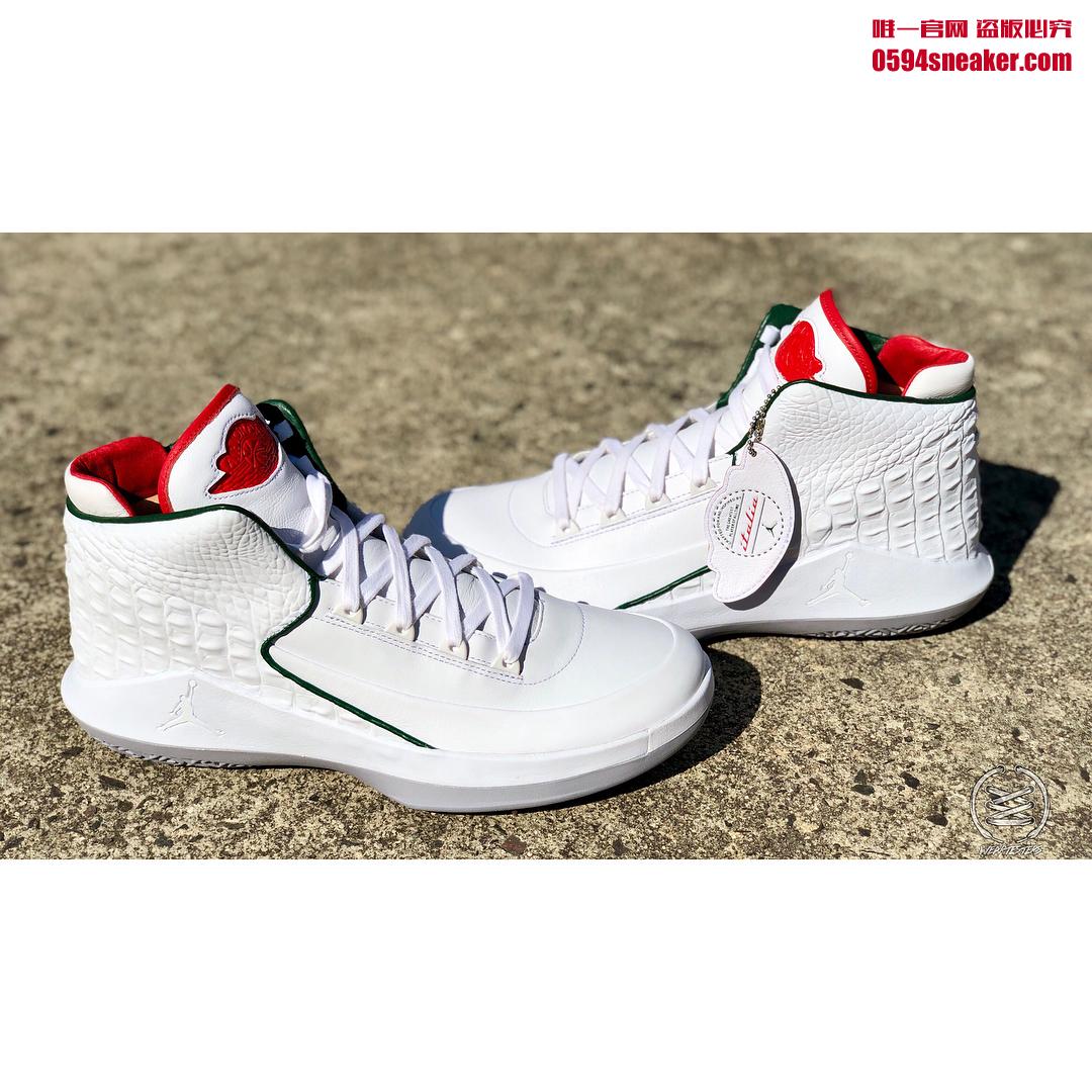 AJ32,Air Jordan 32  全球限量 323 双！Air Jordan 32 “Italy” 奢华皮质打造而成！