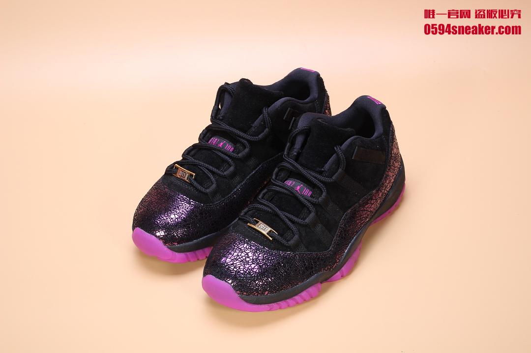 AJ11,Air Jordan 11  低调中的奢华！黑紫 Air Jordan 11 Low 将于 5 月发售！
