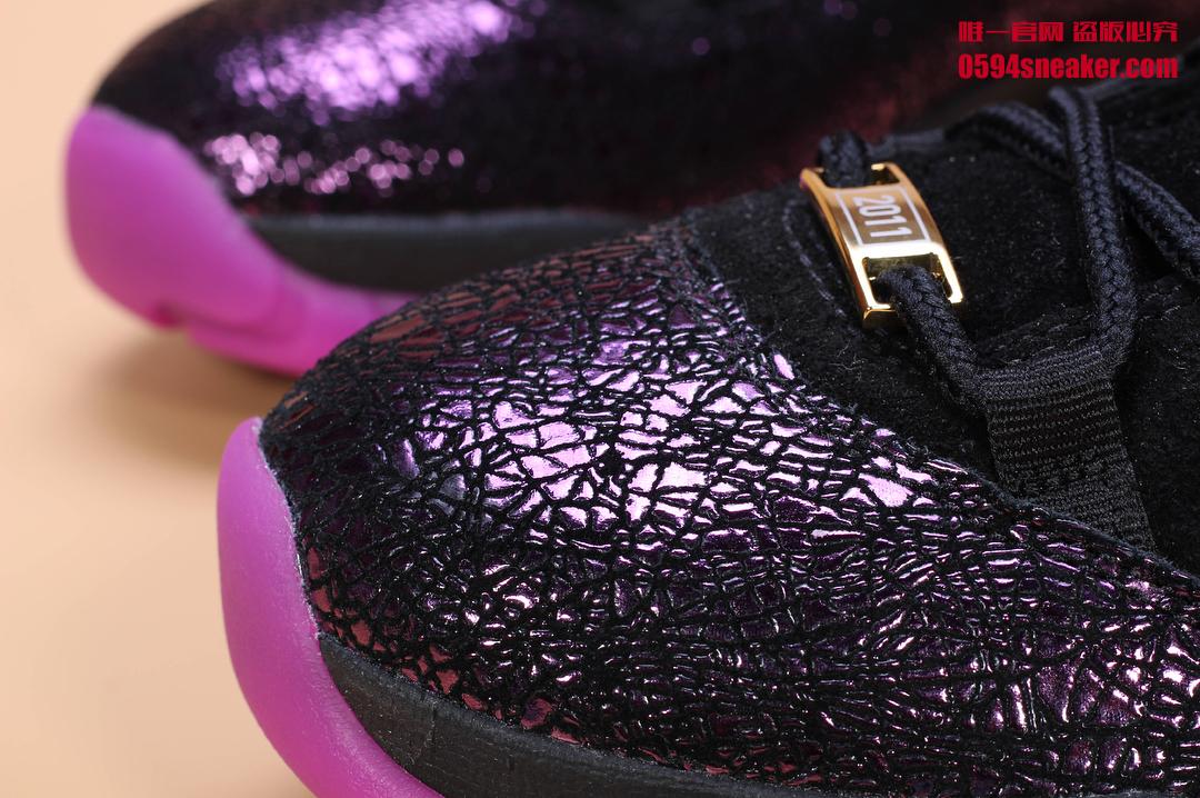 AJ11,Air Jordan 11  低调中的奢华！黑紫 Air Jordan 11 Low 将于 5 月发售！