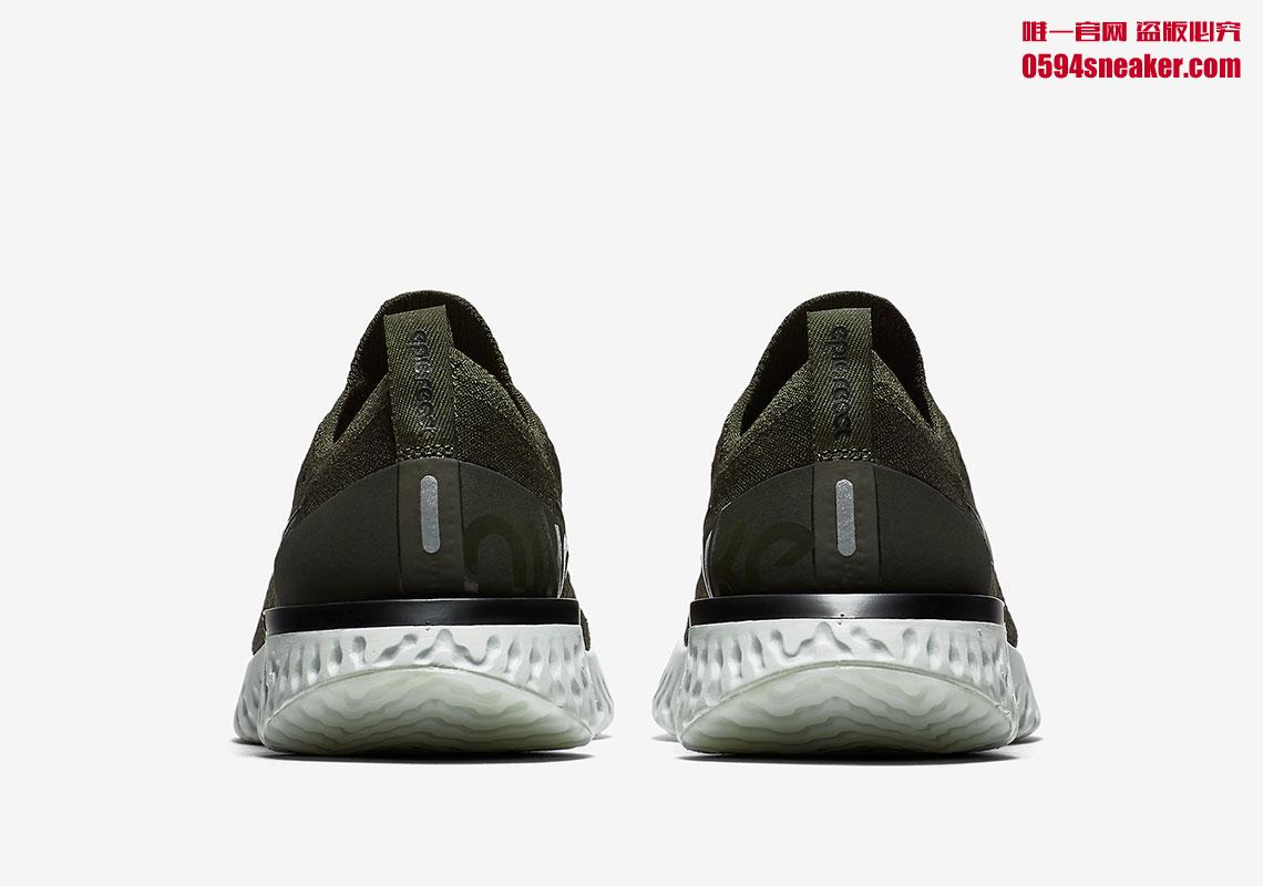 Nike,Epic React,AQ0070-300  硬朗军绿色登场！全新 Epic React FK 本月发售