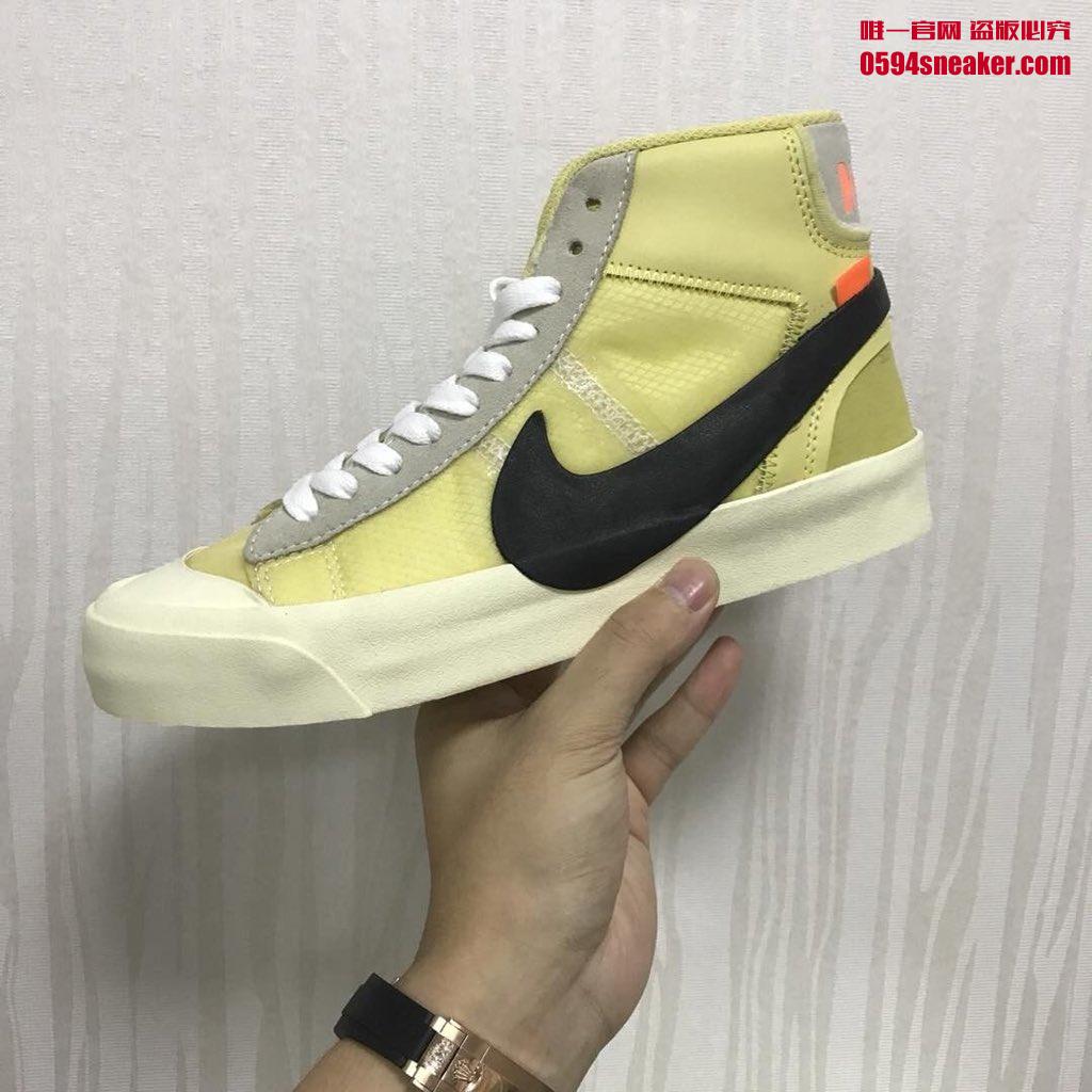 OFF-WHITE,Nike,Blazer,AA3832-7  实物首次曝光！三双 OFF-WHITE x Blazer 七月开启发售