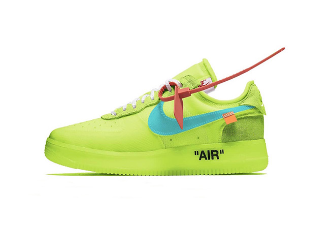 OFF-WHITE,Nike,Air Force 1,AO4  极致骚气荧光绿！全新 OFF-WHITE x Air Force 1 首次曝光