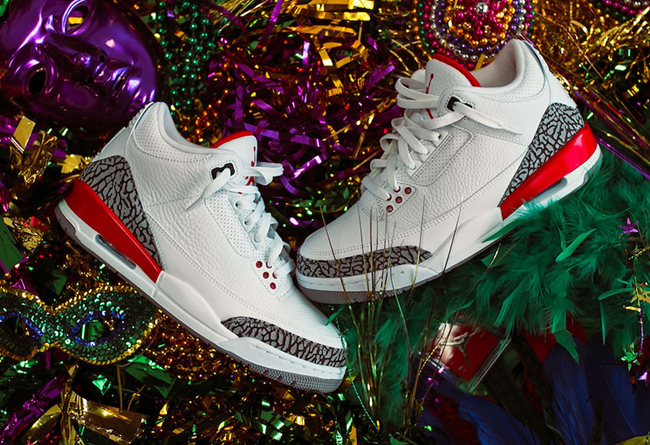 AJ3,Air Jordan 3,  实物美图首次曝光！Air Jordan 3 “Katrina” 下月正式发售