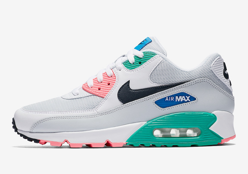 Nike,Air Max 90,AJ1285-100  夏日清爽配色！Nike Air Max 90 “Watermelon” 现已登场