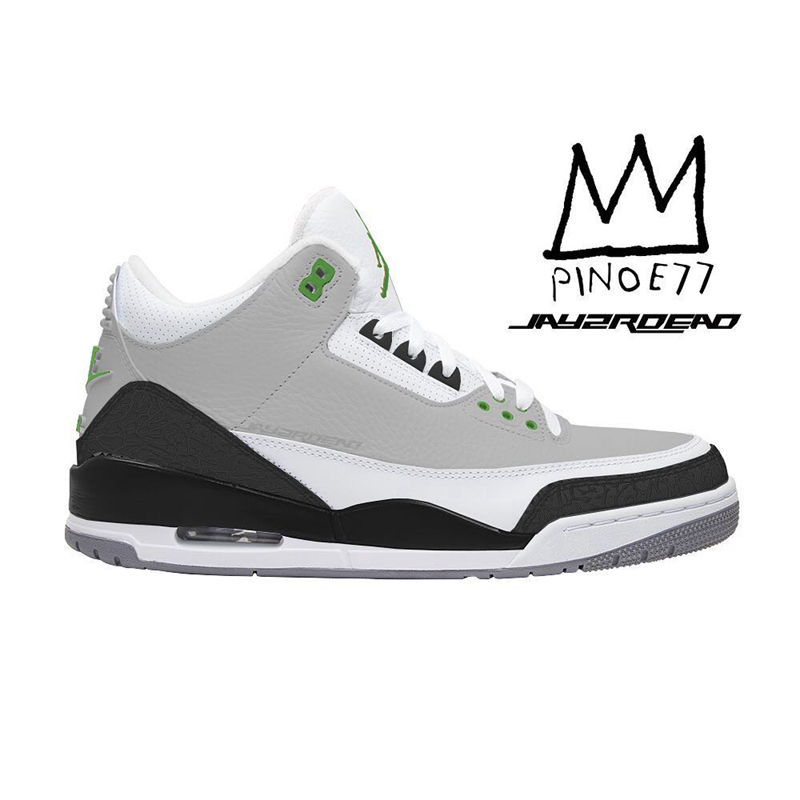 Air Jordan 3,AJ3,136064-006 更多信息曝光！Air Jordan 3 “Chlorophyll” 将于 10 月登场