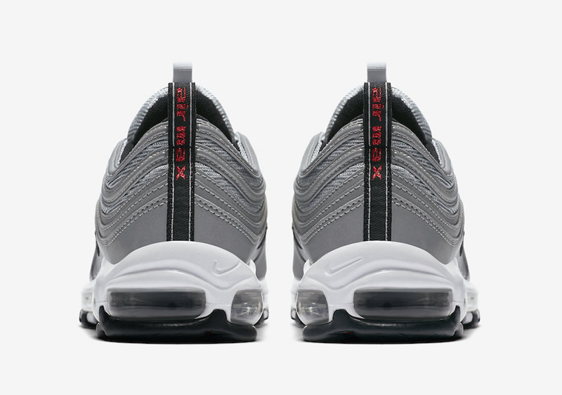 Nike,Air Max 97,12834-007  升级版银子弹！Air Max 97 “Reflect Silver” 即将登场