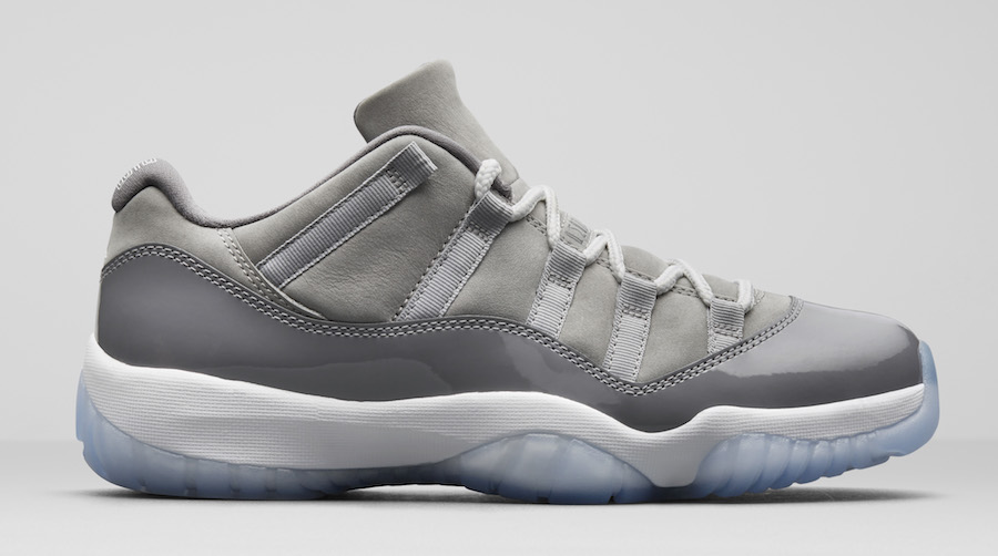 528895-003,AJ11,Air Jordan 11 528895-003 AJ11 更为百搭！酷灰 Air Jordan 11 Low “Cool Grey” 即将发售！