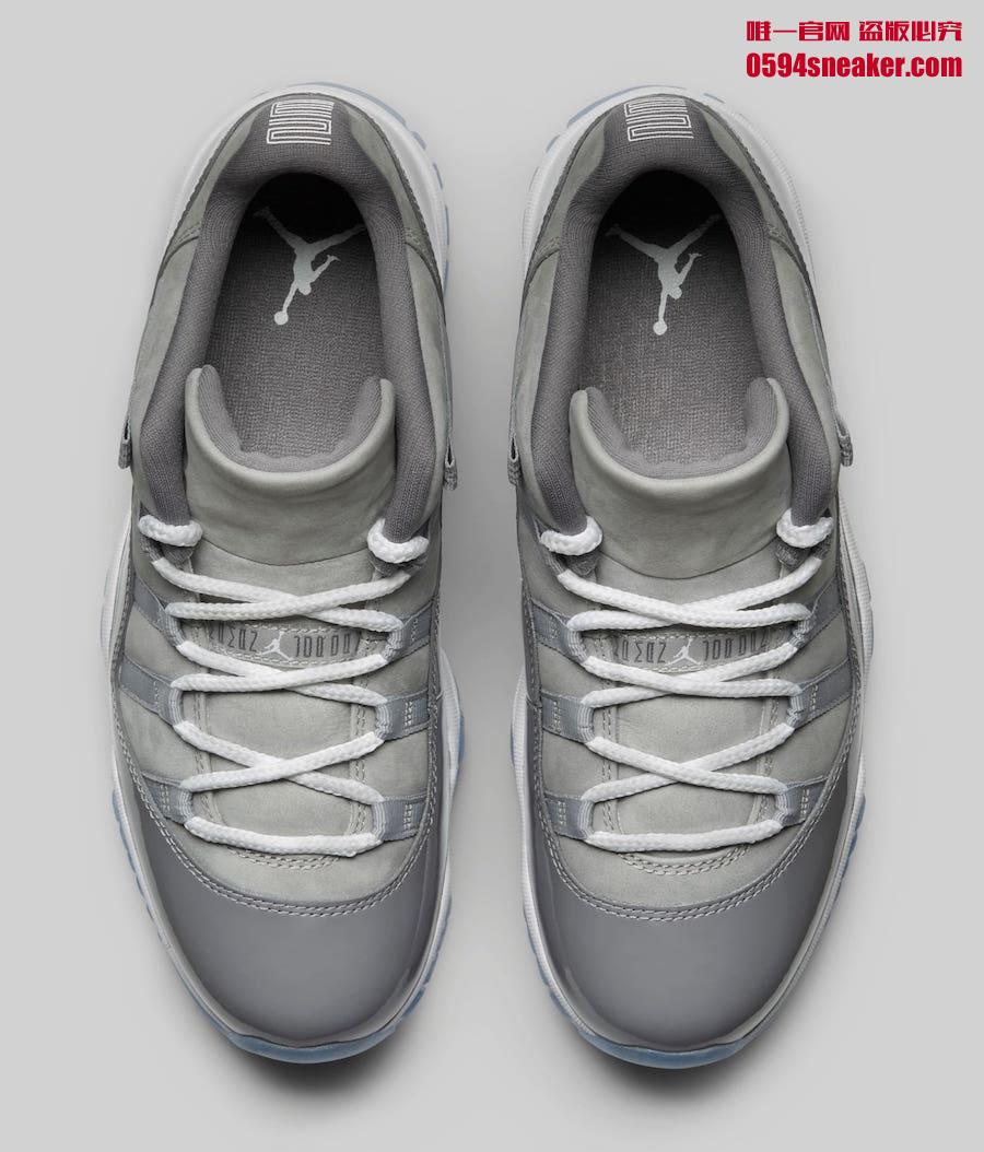 528895-003,AJ11,Air Jordan 11 528895-003 AJ11 更为百搭！酷灰 Air Jordan 11 Low “Cool Grey” 即将发售！