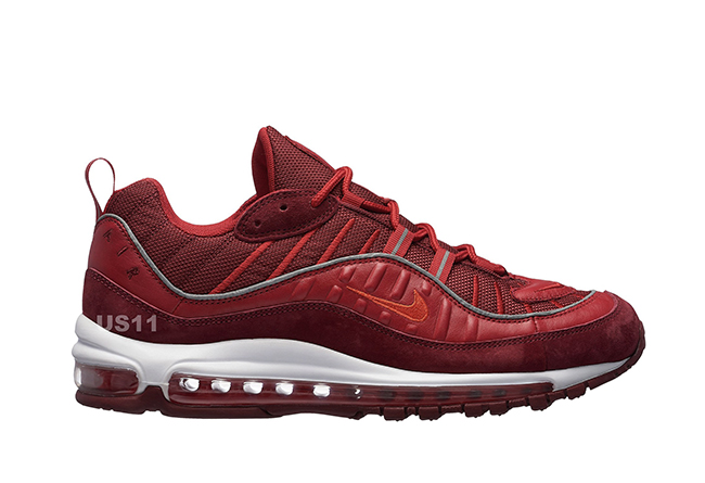 Nike,Air Max 98  新品曝光！三款 Air Max 98 纯色版本即将发售