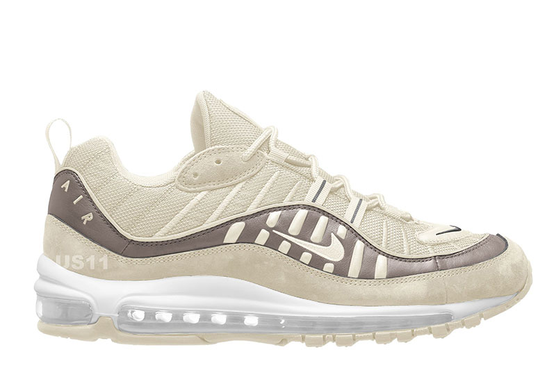 Nike,Air Max 98  新品曝光！三款 Air Max 98 纯色版本即将发售