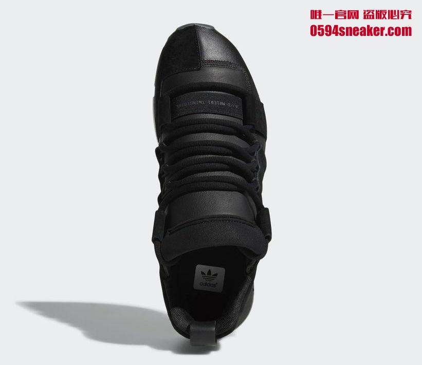 adidas,Twinstrike ADV Stretch 全皮革打造鞋身！酷黑 adidas Twinstrike ADV 即将发售