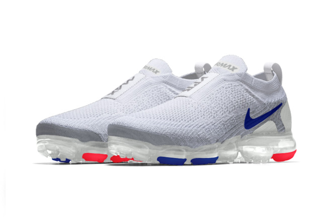 Nike, Air VaporMax,NIKEiD  无鞋带设计！NIKEiD 开启 Air VaporMax Moc 2 定制选项！