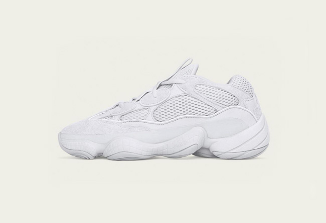 adidas,Yeezy 500,EE7287 纯白配色！全新 Yeezy 500 “Salt” 将在 10 月发售！