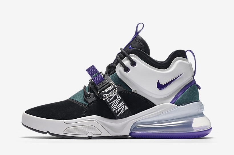 Nike,Air Force 270,AH6772-005  丰富细节装扮！全新配色 Air Force 270 本周末发售