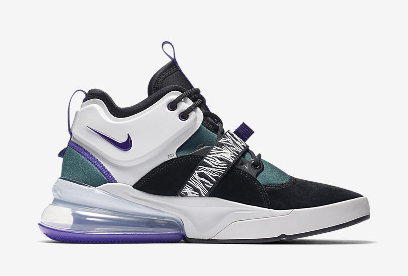 Nike,Air Force 270,AH6772-005  丰富细节装扮！全新配色 Air Force 270 本周末发售