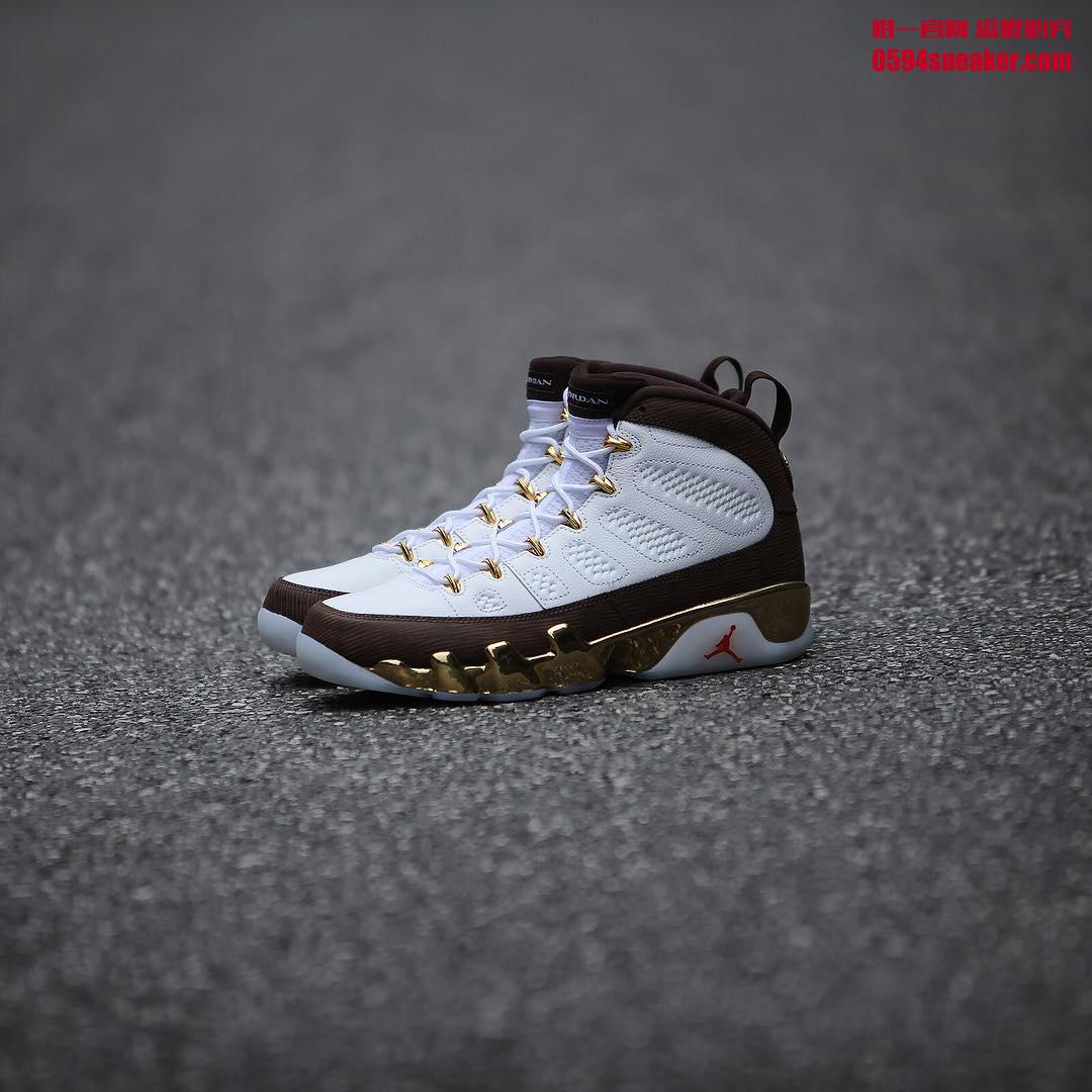 AJ9,Air Jordan 9,发售,302370-122  致敬安东尼巅峰时刻！精品 AJ9 “Mop Melo” 实物欣赏