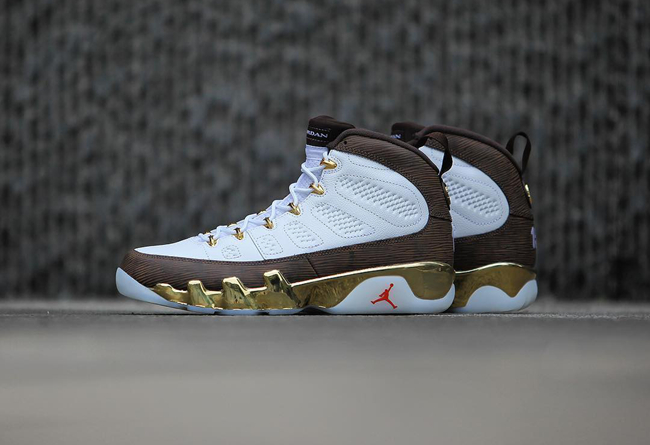 AJ9,Air Jordan 9,发售,302370-122  致敬安东尼巅峰时刻！精品 AJ9 “Mop Melo” 实物欣赏