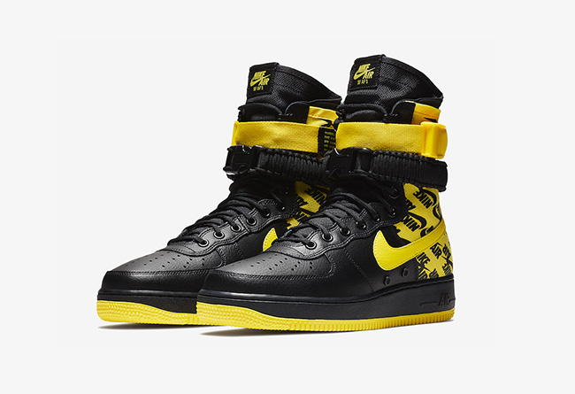 Nike,SF-AF1,917962-600,发售  极致反差的黑黄主题！全新 Nike SF-AF1 将于近日发售