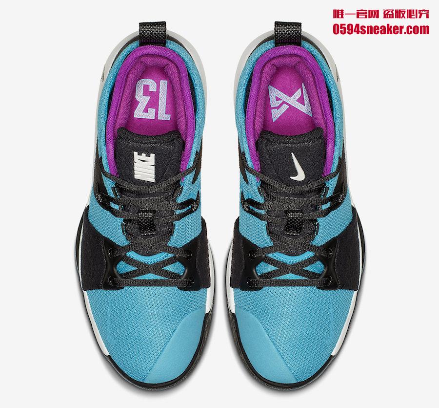Nike,PG2,发售,AJ2039-402  清爽湖绿 + 亮紫内衬！全新配色 PG2 即将发售