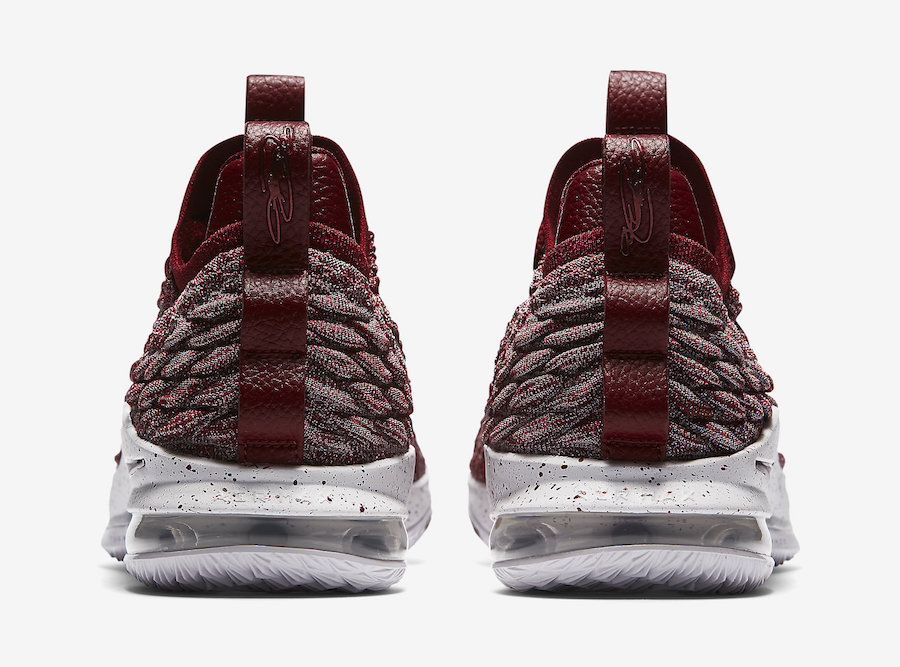 Nike,LeBron 15,LeBron 15 Low,A  代表克利夫兰的深红！全新配色 LeBron 15 Low 本周发售