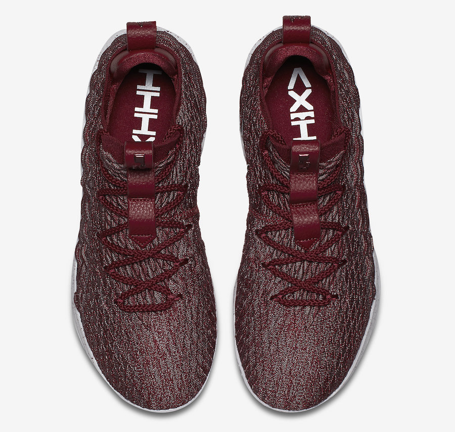 Nike,LeBron 15,LeBron 15 Low,A  代表克利夫兰的深红！全新配色 LeBron 15 Low 本周发售