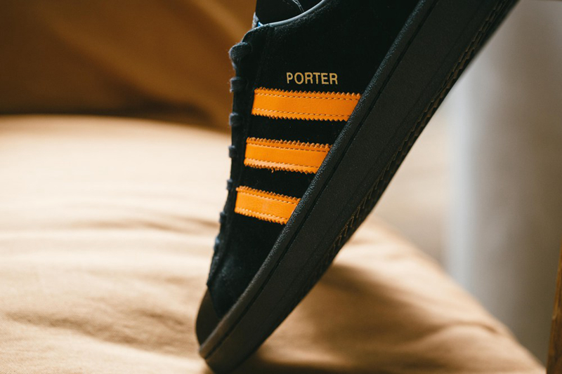 PORTER,adidas Originals,Campus  麂皮质感不俗！PORTER x adidas Originals Campus 实物图赏