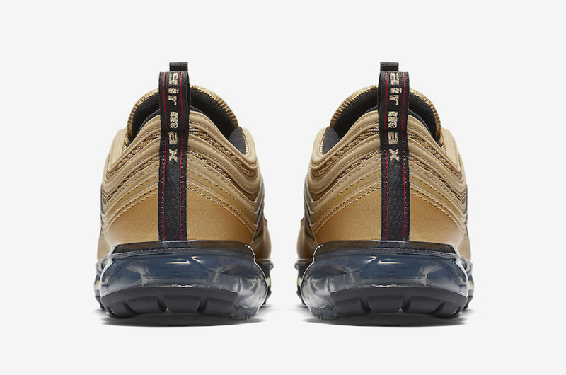 Nike,VaporMax 97,AJ7291-700  金子弹配色！VaporMax 97 “Metallic Gold” 即将登场