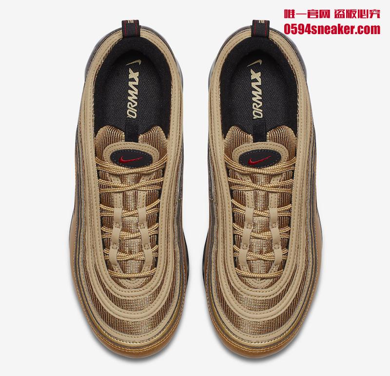 Nike,VaporMax 97,AJ7291-700  金子弹配色！VaporMax 97 “Metallic Gold” 即将登场