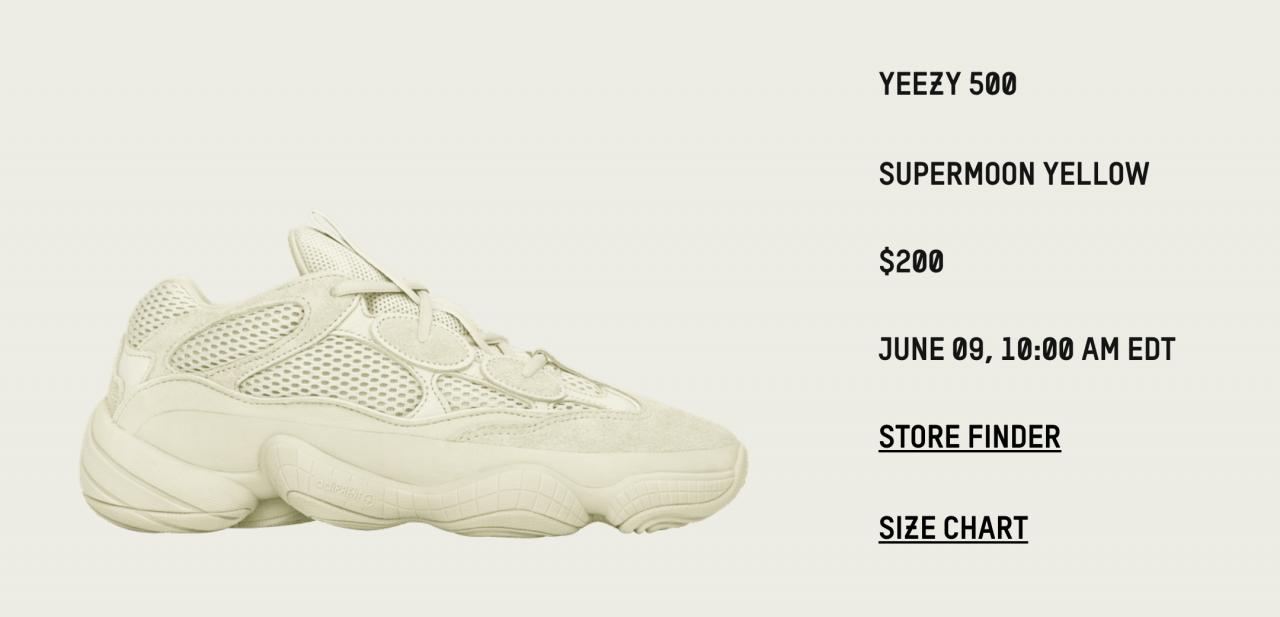 发售,Yeezy 500,Supermoon Yellow  下月重磅！Yeezy 500 “Supermoon Yellow” 官方正式发布