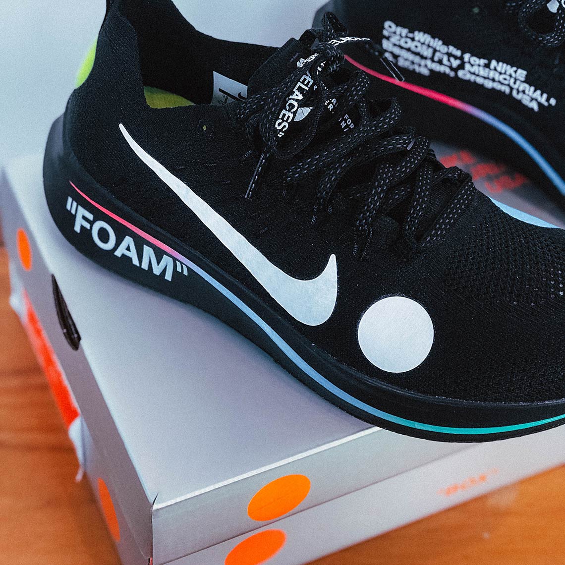 Nike,OFF-WHITE,Zoom Fly  开箱细节图！全新 OFF-WHITE x Zoom Fly 本月发售！