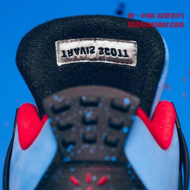 AJ4,Air Jordan 4,发售,308497-406  重磅联名！天蓝色 Travis Scott x Air Jordan 4 本周发售！