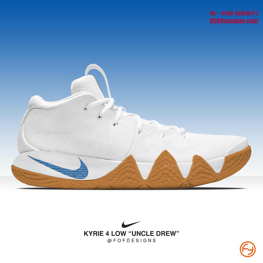 Nike,Kyrie 4,Kyrie 4 Low,AO897  首次出现低帮鞋型！全新 Kyrie 4 Low 或于下月发售