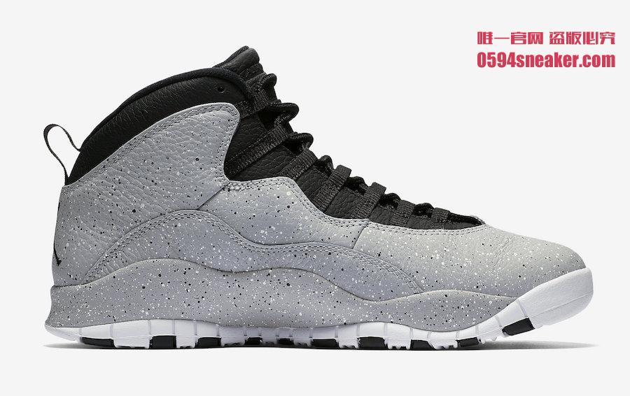 AJ10,Air Jordan 10,310805-062,  经典水泥配色！全新 Air Jordan 10 七月正式发售