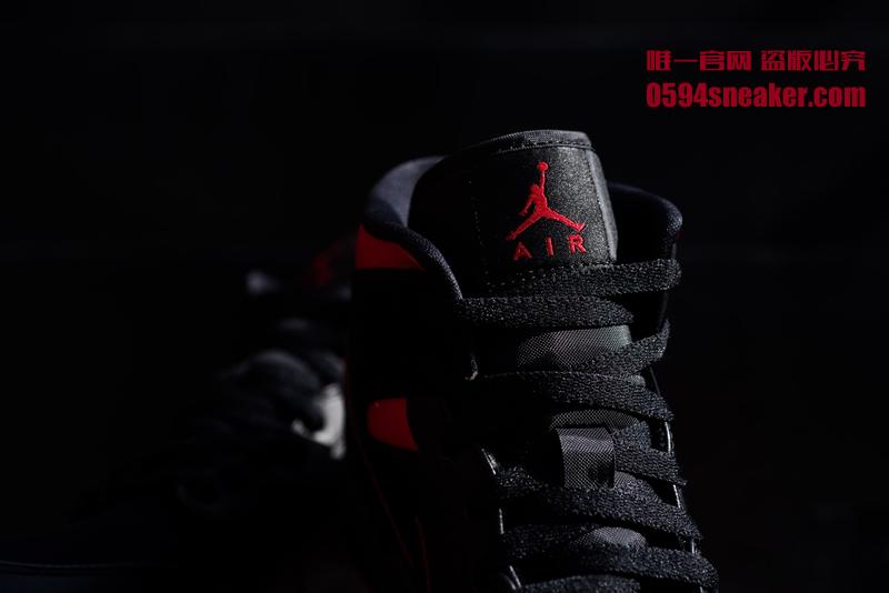 AJ1,Air Jordan 1 Mid,发售,开箱,554 颜值超高的黑红主题！最后一投 AJ1 Mid 现已发售