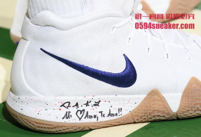 Nike,Kyrie 4,943806-100  德鲁大叔配色！Kyrie 4 “Uncle Drew” 本月登场