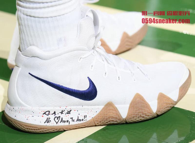 Nike,Kyrie 4,943806-100  德鲁大叔配色！Kyrie 4 “Uncle Drew” 本月登场