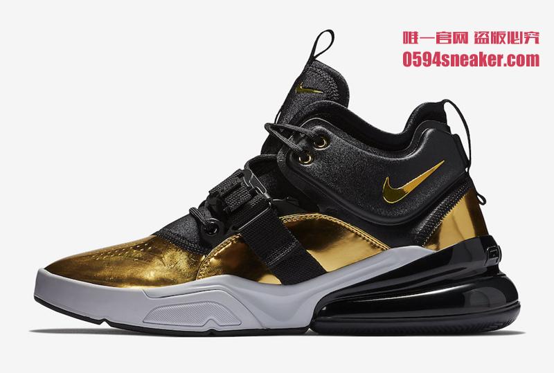 Nike,Air Force 270,AT5752-700,  致敬夺冠球员！黑金 Air Force 270 发售日期确定