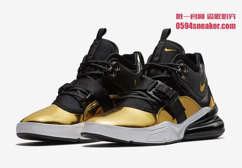 Nike,Air Force 270,AT5752-700,  致敬夺冠球员！黑金 Air Force 270 发售日期确定