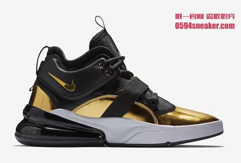 Nike,Air Force 270,AT5752-700,  致敬夺冠球员！黑金 Air Force 270 发售日期确定