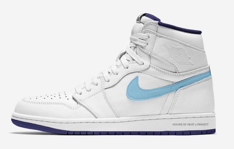 Air Jordan 1,AJ1,发售  全新北卡色调！Air Jordan 1 “University Blue” 曝光