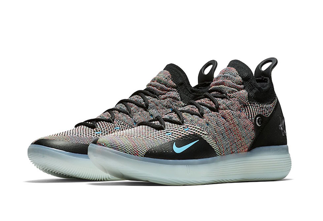 Nike,KD 11,AO2604-001,发售  彩虹花线编织！Nike KD 11 “Multicolor” 今夏登场