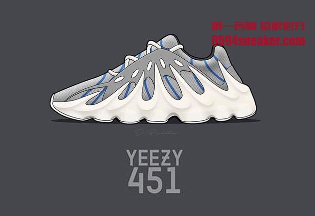 Yeezy 451,Yeezy  夸张的火山造型！侃爷新鞋 Yeezy 451 来认识一下吧！