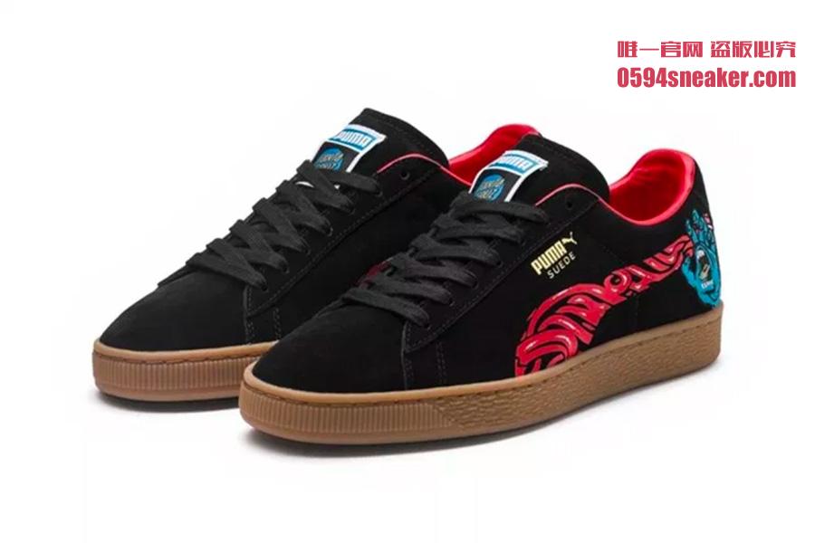 Suede,PUMA,发售  魔幻街头风格！Santa Cruz x PUMA Suede 联名新品亮相