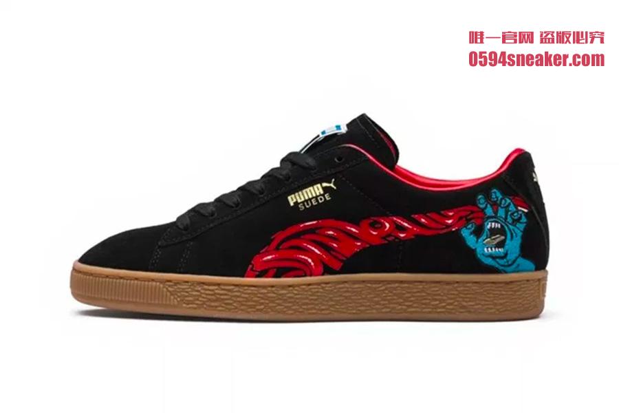 Suede,PUMA,发售  魔幻街头风格！Santa Cruz x PUMA Suede 联名新品亮相